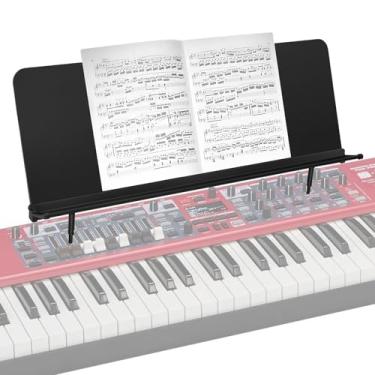Imagem de FormiPow Suporte de música para partituras, serve para Nord Grand (76/88), Electro (C1/C2/C2D) e séries de piano, instalação sem ferramentas, portátil para uso em show e estúdio, ângulo ajustável