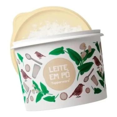 Imagem de Caixa Leite Em Pó 2,4l - Mantimento - tupperware, Floral