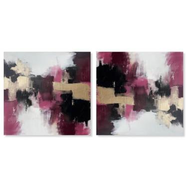 Imagem de Art Remedy Dark Abstracts Canvas, 30,5 cm x 30,5 cm, Gallery Wrapped, Language of the Soul I Set