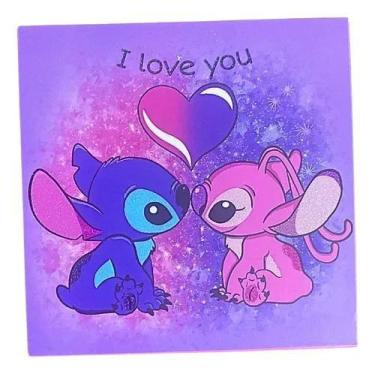 Imagem de Maquiagem Infantil Paleta Sombra Lilo Stitch Menina Cores Vibrantes St