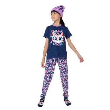 Imagem de Pijama Manga Curta Viscolycra Menina Teen Onça - Puket, 10