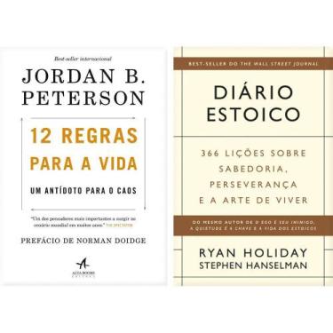 Imagem de Kit 12 Regras Para A Vida:Antídoto Para O Caos + Diário Estoico:366 Li