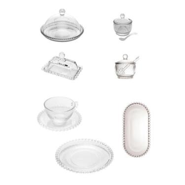 Imagem de Kit Café da Manhã Pearl Wolff Transparente, Transparente