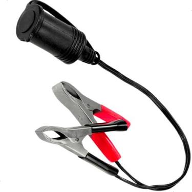 Imagem de Adaptador 12volts Plug Garra Acendedor/jacaré Bateria Carro - Kala