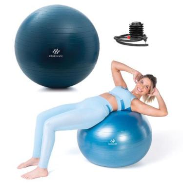 Imagem de Bola De Pilates Funcional EssenceFit 65cm Antiestouro Fitness Pilates