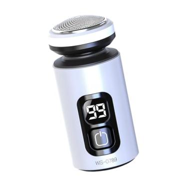 Imagem de Barbeadores Elétricos Masculinos Para Barbear O Rosto - Design Portátil e Compacto para Viagem | Aparador à Prova D’Água para Uso Diário em Ginásio Escritório Casa Banheiro e Atividades Externas