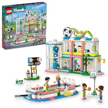 Imagem de LEGO Friends Sports Center Com Futebol, Basquete, Tênis E Parede De Escalada, 4 Mini Bonecas, Presentes E Brinquedos Da Heartlake City 41744