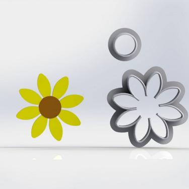 Imagem de Cortador Girassol Modular Tamanho 3Cm