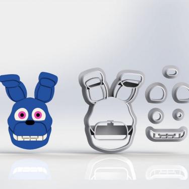 Imagem de Cortador Kit Animatronics Five Nights Tamanho 10Cm