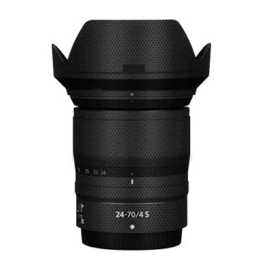 Imagem de Camerea Lens Skin Anti-Scratch Adesivo para Nikon Z 24-70 mm F4S Revestimento Película Protetora Vinil Protetor Corporal Decalques Capa 24-70 4 (Matrix Preto)