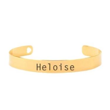 Imagem de Bracelete Personalizado Gravação Nome Heloise Banhado Ouro 18K - 999003350-Feminino