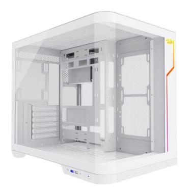 Imagem de Gabinete gamer Redragon Wideload Extreme Lunar White CA-605W