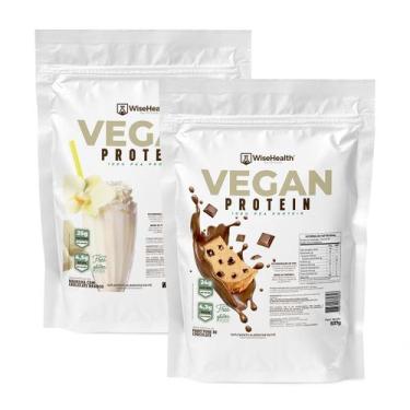 Imagem de Kit 2 Vegan Protein 837g Panettone Choc + Bauni c/ Choco Bco - WiseHea