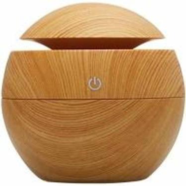 Imagem de Umidificador de ar redondo tipo madeira (marfim) - RICO IMPORTADORA