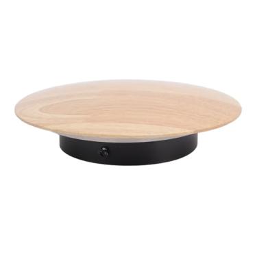 Imagem de Cffuvros liderou a arandela de parede de madeira redonda, arandela de parede de madeira clara quente de 7,48 polegadas, luz do corredor portátil para sala de estar, quarto,