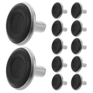 Imagem de ARTIBETTER 24 peças de pés de nivelamento ajustáveis, niveladores resistentes de parafuso para móveis, mesas, cadeiras, armários, design robusto, instalação rápida, proteção de piso, uso versátil