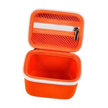 Imagem de IEUDNS Estojo portátil para bomba de ar, minicompressor de ar, estojo de transporte com bolso de malha interna, suporte de armazenamento para inflador de