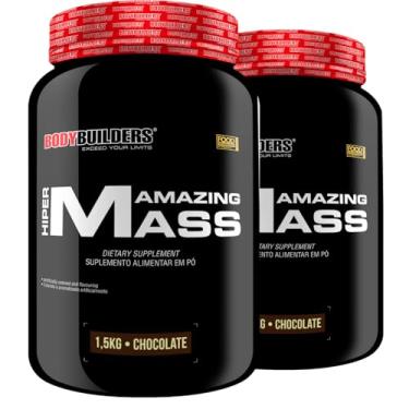 Imagem de Kit 2x Amazing Mass 1,5kg - Bodybuilders (Médio, Chocolate)