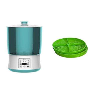 Imagem de IEUDNS Máquina de brotos de feijão Croto automático Crescimento da família, função de limpeza, fabricante de iogurte natal, 3 Camadas