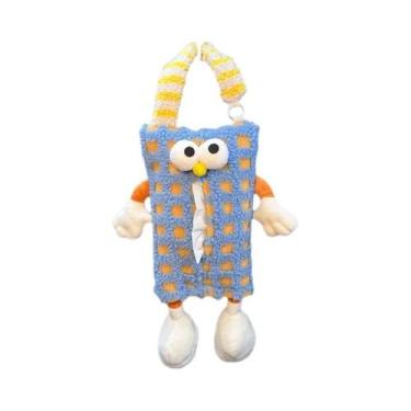 Imagem de Caixa De Lenços De Papel Para Carro Com Desenho De Monstro, Bolsa Pend