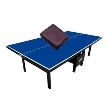 Imagem de MESA PING PONG MDF 18mm 1084 KLOPF + Capa Mesa Fechada