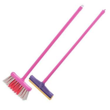 Imagem de Kit vassoura e rodo infantil mobi 322 - USUAL PLASTIC