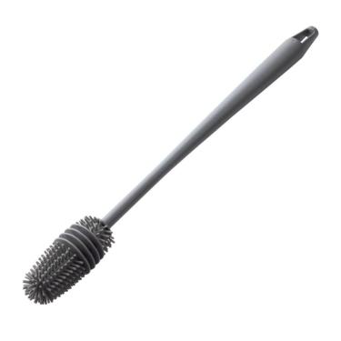 Imagem de Escova De Silicone Cabo Longo Para Lavar Garrafas Jarras Mamadeiras Copos Taças Limpeza Profunda
