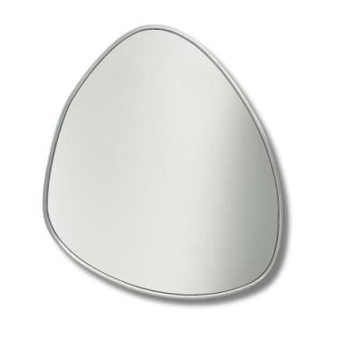 Imagem de Espelho Orgânico Moldura Com Borda Decorativo Grande Parede 70x60 - LO
