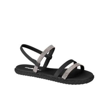 Imagem de Sandália rasteira em napa moleca, Preto, 36