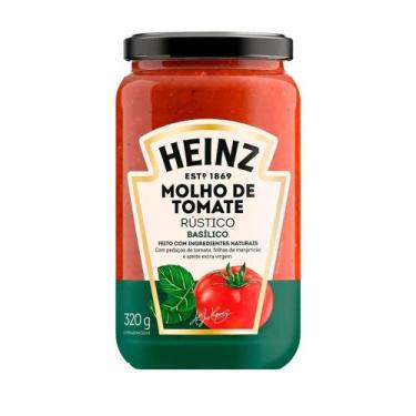 Imagem de Molho de Tomate Rústico Basílico Heinz - 320g