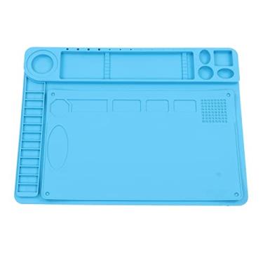 Imagem de WALFRONT Coloque de Tapete de Solda Com Escala para Eletrônicos, Placa de Reparo de Silicone de 2pcs para Trabalho Flexível, Tapete Prática de Bancada para Reparo Eletrônico, Ternos para Entusiastas