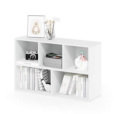 Imagem de Furinno Luder Estante/Livro/Armazenamento, 5 cubos, Branco