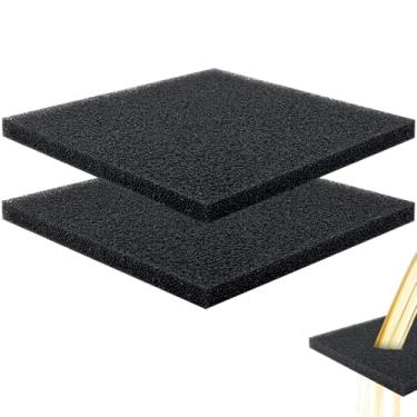 Imagem de 2 peças de almofada quadrada de drenagem de óleo de 19,7 pol. – Tapete de troca resistente ao calor sem respingos para bandeja de drenagem de transmissão, bandeja à prova de vazamento de troca de óleo