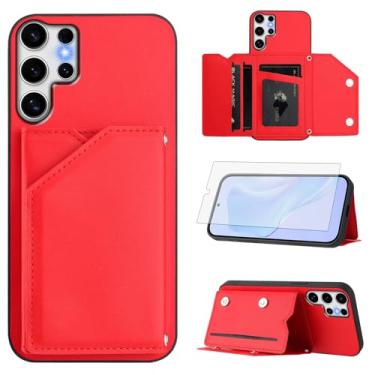 Imagem de Asuwish Capa de telefone para Samsung Galaxy S25 Ultra 5G capa carteira com protetor de tela suporte suporte para cartão alça transversal cordão celular de couro S25Ultra 25S S 25 25Ultra 6,9 2025
