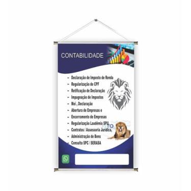 Imagem de Banner pronto Contabilidade BA 118 medida 45x70 cm arte pronta