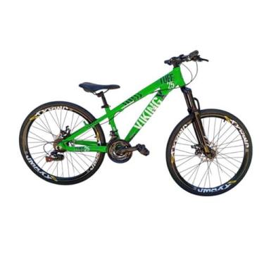 Imagem de Bicicleta Vikingx Tuff 25 Aluminio 24v Freio Hidraulico Suspensão Dian