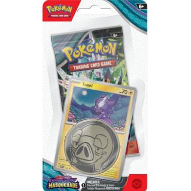 Imagem de Pokemon TCG: Scarlet & Violet Twilight Masquerade Checklane Blister - Toxel