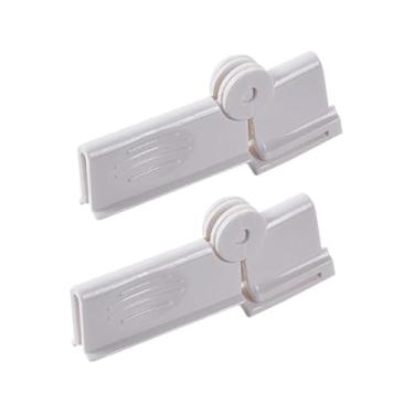 Imagem de IEUDNS 2x Clipe de vedação de caixa, selador de saco de alimentos, embalagem de líquidos, bebidas em caixa, clipe de vedação de alimentos para, Branco
