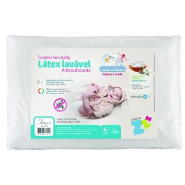 Imagem de Travesseiro Látex Lavável Bebê Fibrasca