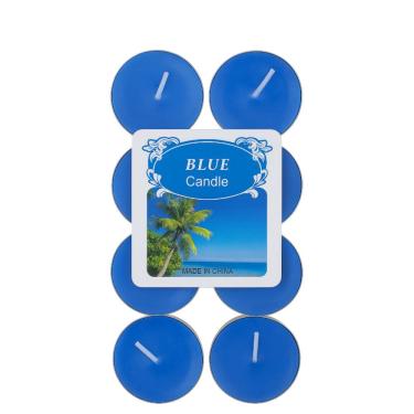 Imagem de Kit 16 Vela Decorativa Romântica Pequena Redonda Colorida Refil Lamparina Flutuante Base Alumínio