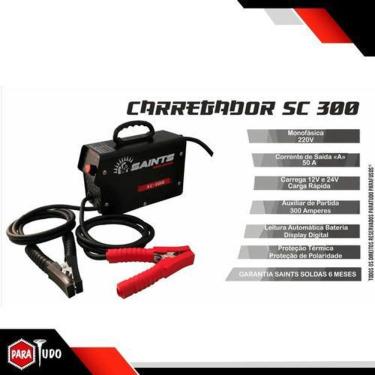 Imagem de Carregador De Bateria Saints 12V/24V 50A Carga Rápida 220V