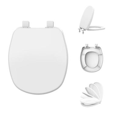 Imagem de Tampa Assento Sanitário Aspen Para Vaso Deca Amortecedor Soft Close 1.