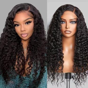 Imagem de Perucas frontais de renda ThiraK Deep Wave 13x6 100% cabelo humano
