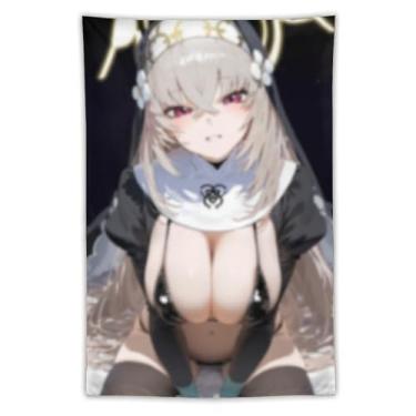 Imagem de LIEGBMEU Sexy Bikini Hot Anime Girl Tapeçaria 101.6 cm x 152.4 cm Interior Exterior Wall Quilt Art Decoração de Tapeçaria Caprichosa, AF118