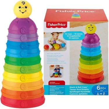 Imagem de Torre de Potinhos Coloridos - Fisher Price - Mattel W4472