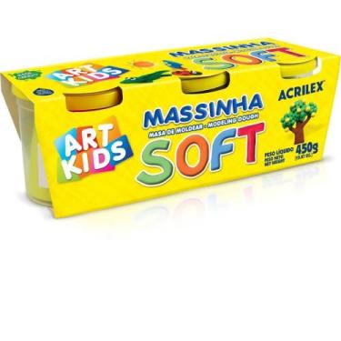 Imagem de Massa para Modelar SOFT C/03 Cores 150G. - Acrilex