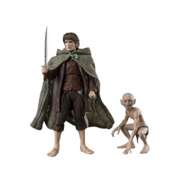 Imagem de TAMASHII NATIONS - The Lord of The Rings - Frodo Baggins & Gollum (The Lord of The Rings: The Fellowship of The Ring) S.H.Figuarts Action Figure