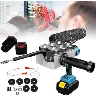 Imagem de Máquina Automática De Amarração De Fios Através De Fio Elétrico De Parede, Máquina De Corda Elétrica, Bateria De Lítio De 6000mah, Velocidade 40m / Min