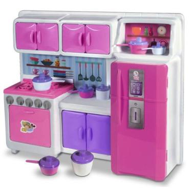 Imagem de Mini Cozinha Fogão Geladeira e Armário - LUA DE CRISTAL