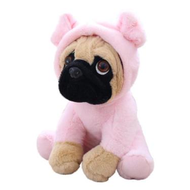 Imagem de Transformar boneca shar pei bonito cachorro ragdoll vestindo chapéu si